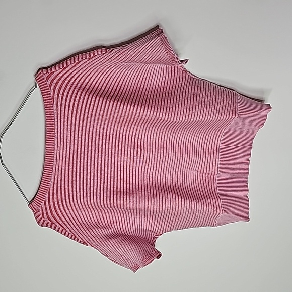 Rio & Rian medium pink short sleeve crop top shirt - Picture 3 of 6